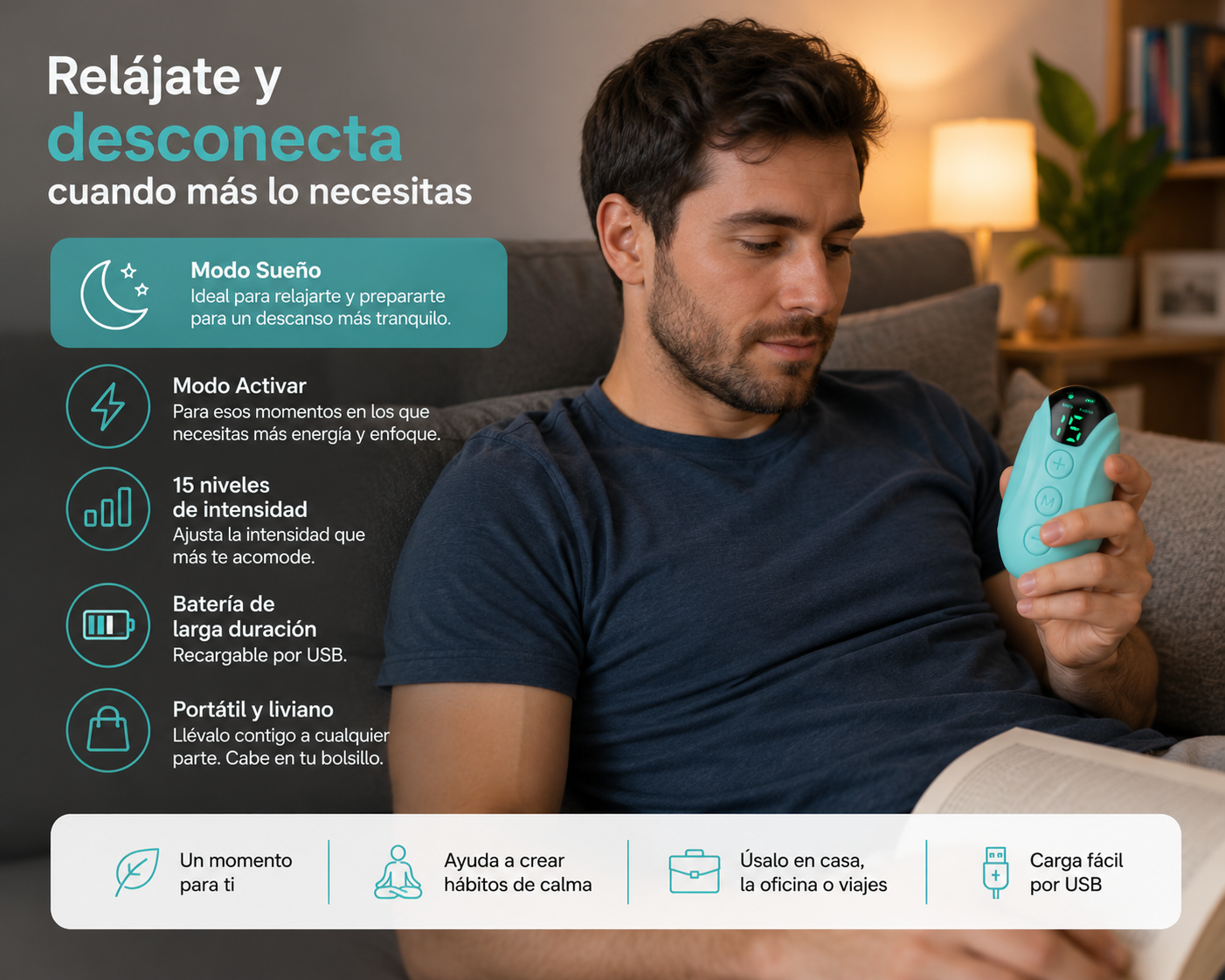 Calma™ | Dispositivo de Relajación Isina