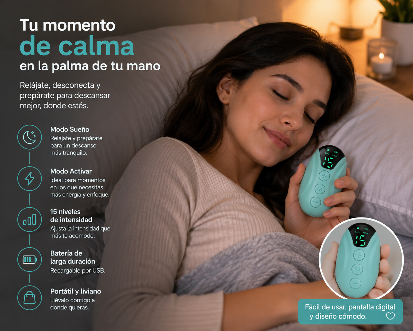 Calma™ | Dispositivo de Relajación Isina