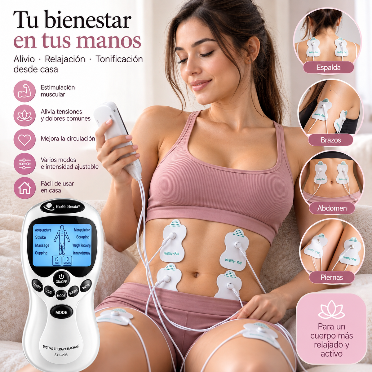 Equipo Gimnasia Pasiva Digital 8 Electro